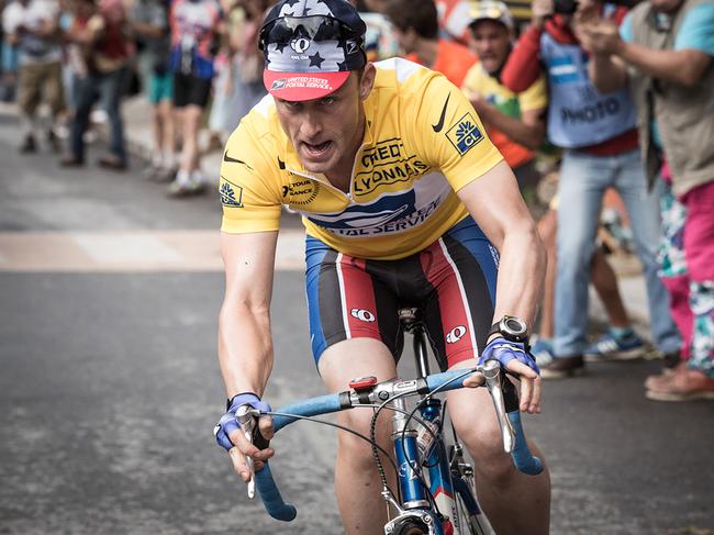 Ben Foster in film THE PROGRAM about cyclist Lance Armstrong