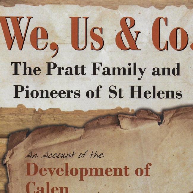 Mackay residents Isabel Dunn (nee Pratt) and her son, Alan co-authored We, Us &amp; Co. The Pioneers of St Helens, released in 2016. Picture: Contributed