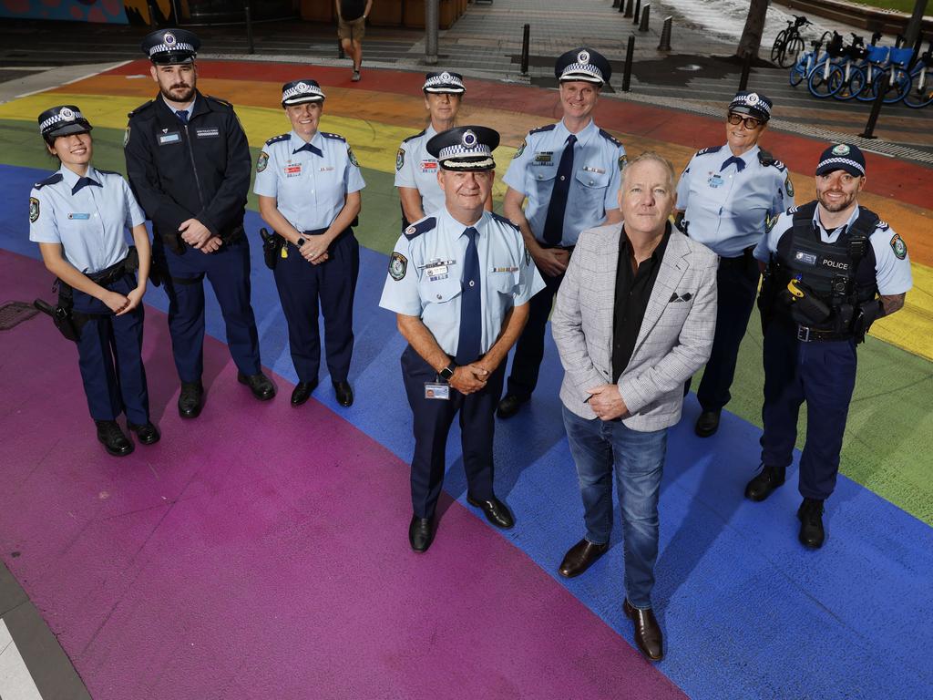 NSW police officers have marched in Mardi Gras for 20 years. Picture: Richard Dobson