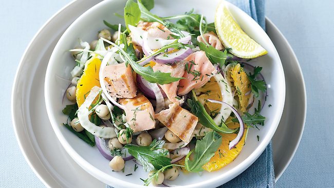 salmon with fennel and orange