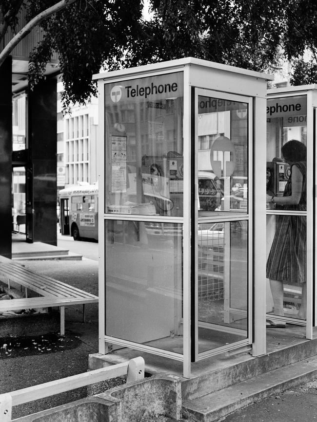 This is a “phone box.” People used it to call home when travelling.