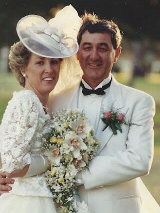 Franco and Lyn on their wedding day.