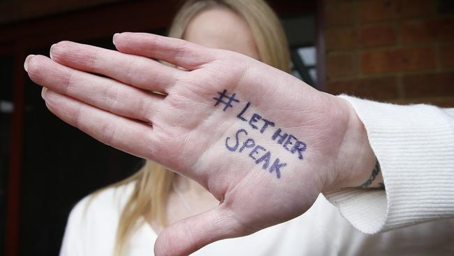 Victorian rape survivors speak out as part of the #LetUsSpeak campaign. Picture: David Caird