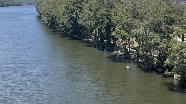 A man was rushed to hospital with a suspected broken leg after two jet skis collided on the Nepean River (pictured at Emu Plains) in Leonay, south of Penrith. Picture: Generic