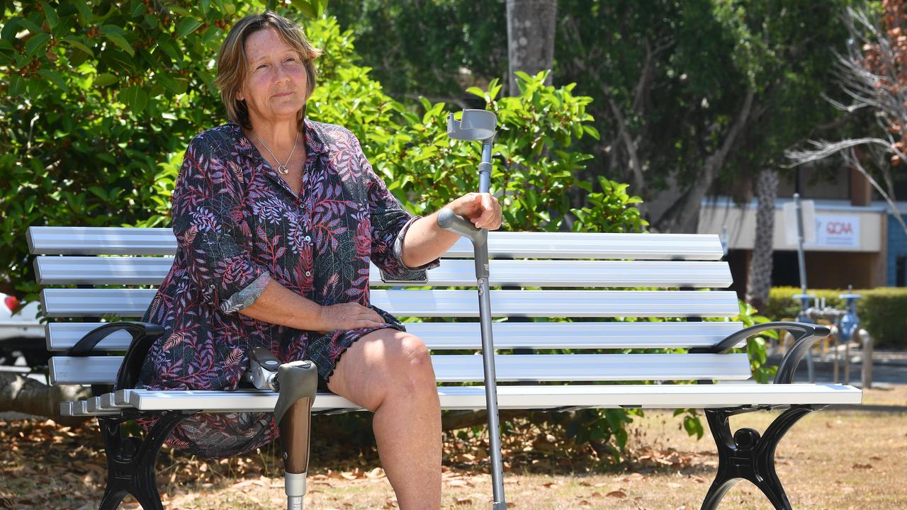 Kim Beynon was involved in a car crash in 2014 and is pleading for drivers to take care on the road. Picture: Tony Martin