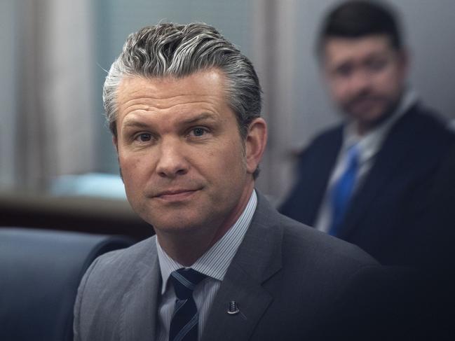 Defense Secretary Pete Hegseth meets with Polish Deputy Prime Minister and Minister of Defense Wladyslaw Kosiniak-Kamysz at the Pentagon, Tuesday, May 27, 2025 in Washington. (AP Photo/Kevin Wolf)