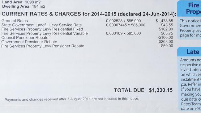 Our survey of 23 Victorian councils shows that more than 1900 ratepayers successfully challenged their bills. Picture: Lawrence Pinder