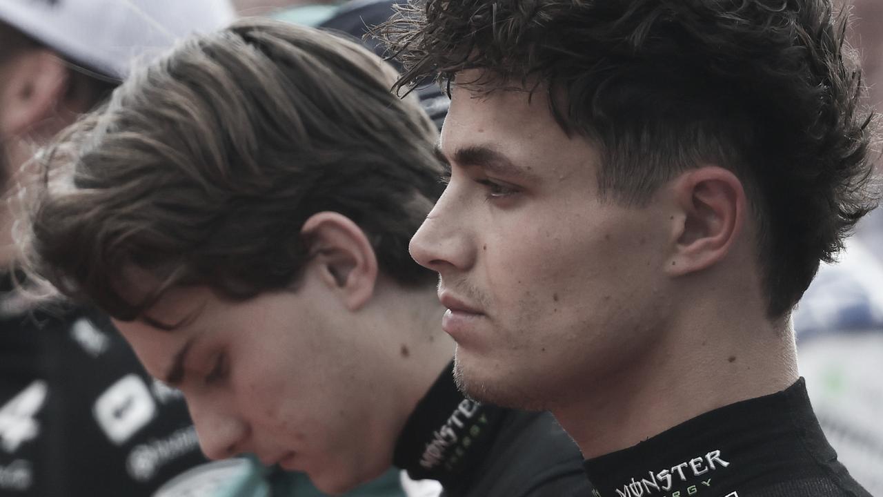 Oscar Piastri and Lando Norris of McLaren before the Formula 1 Grand Prix of The Netherlands at Circuit Zandvoort in Zandvoort, Netherlands on August 25, 2024. (Photo by Jakub Porzycki/NurPhoto)