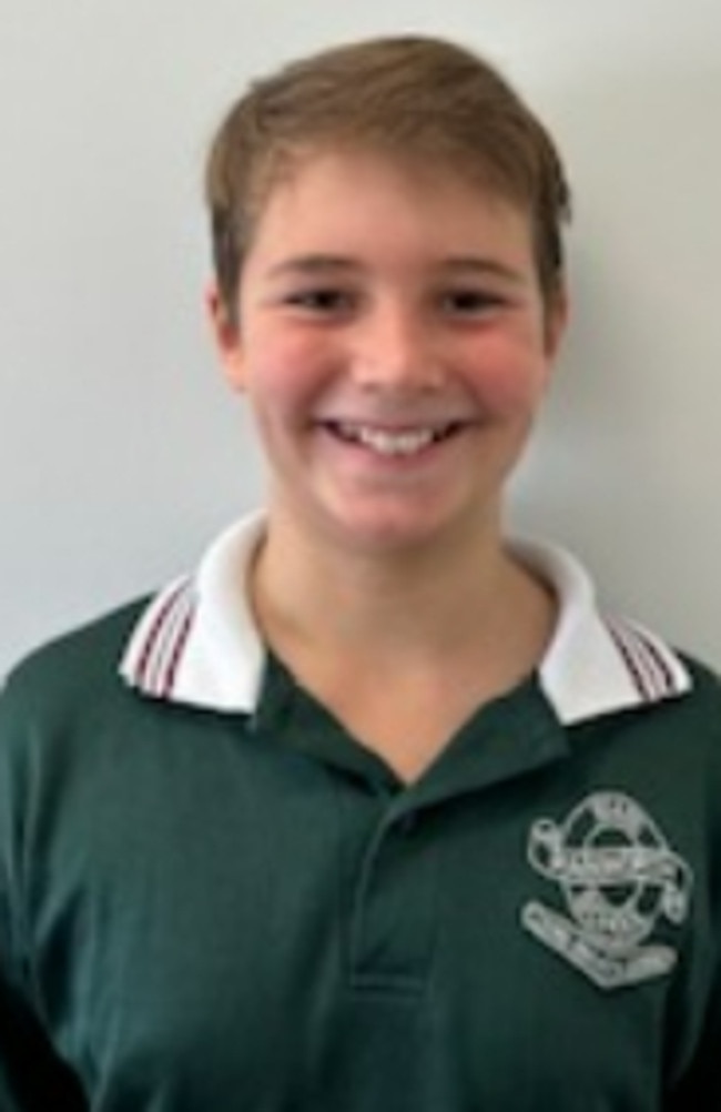 Johnny Dyson, Rainworth State School captain, Picture: Contributed