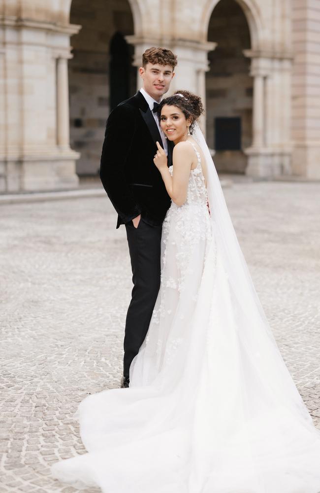 Toula Georges and Kiernan Tait’s wedding. Picture: Lover of Mine