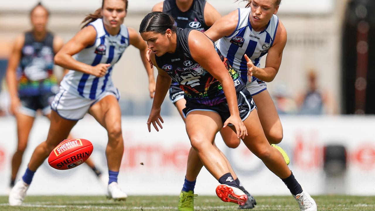 Maddy Prespakis has sparked fears for the integrity of the AFLW season. Picture Getty Images