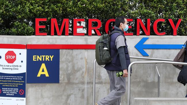 Eastern Health emergency departments have experienced a surge in demand. Picture: NCA NewsWire/ David Crosling