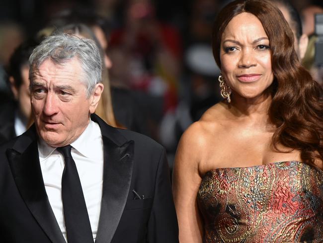 They’re done! Robert De Niro and Grace Hightower at Cannes in 2016. Picture: AFP