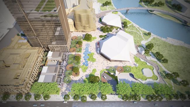 From above - the what Festival Plaza Development could look like.