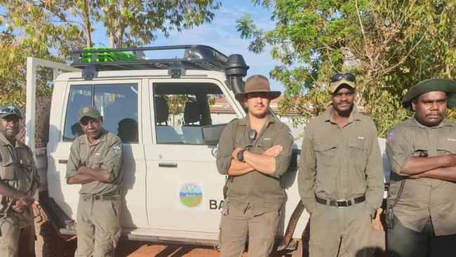 Bawinanga Aboriginal Corporation rangers helped out with the search and rescue of three men – who were found safe and well on Friday afternoon. Picture: Bawinanga Aboriginal Corporation