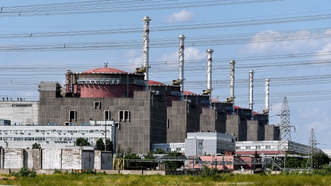 The United Nations nuclear watchdog has called for ceasefire at Ukraine's Zaporizhzhia power plant after it was hit by shelling. Picture: Dmytro Smolyenko/Future Publishing via Getty Images