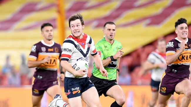 Luke Keary was superb for the Roosters on Thursday night against the Broncos. Picture: Bradley Kanaris/Getty Images