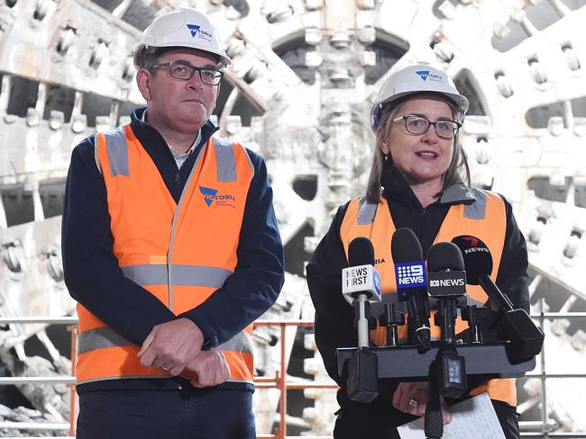 Jacinta Allan is firming as Daniel Andrews’ likely successor. Picture: Josie Hayden