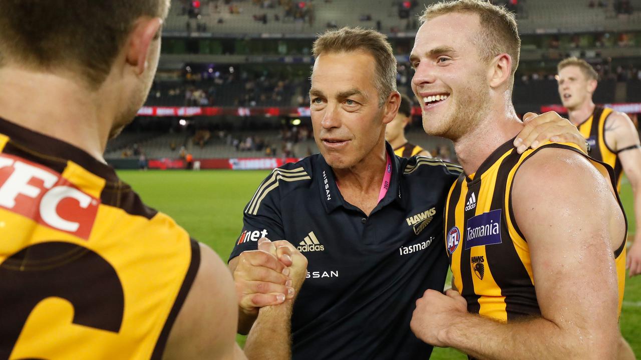 Alastair Clarkson, was very happy with Tom Mitchell on Saturday night.