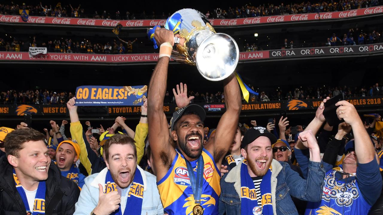 Liam Ryan was part of a massive trade win for West Coast from the 2017 exchange period. (AAP Image/Julian Smith)