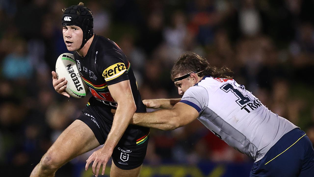 Matt Burton was superb for the Panthers against Melbourne. Picture: Cameron Spencer/Getty Images