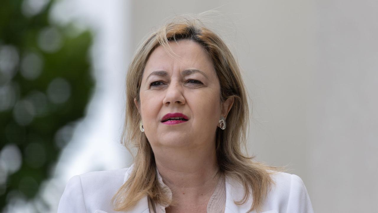 Premier Annastacia Palaszczuk in Canberra for national cabinet. Picture: NCA NewsWire / Gary Ramage