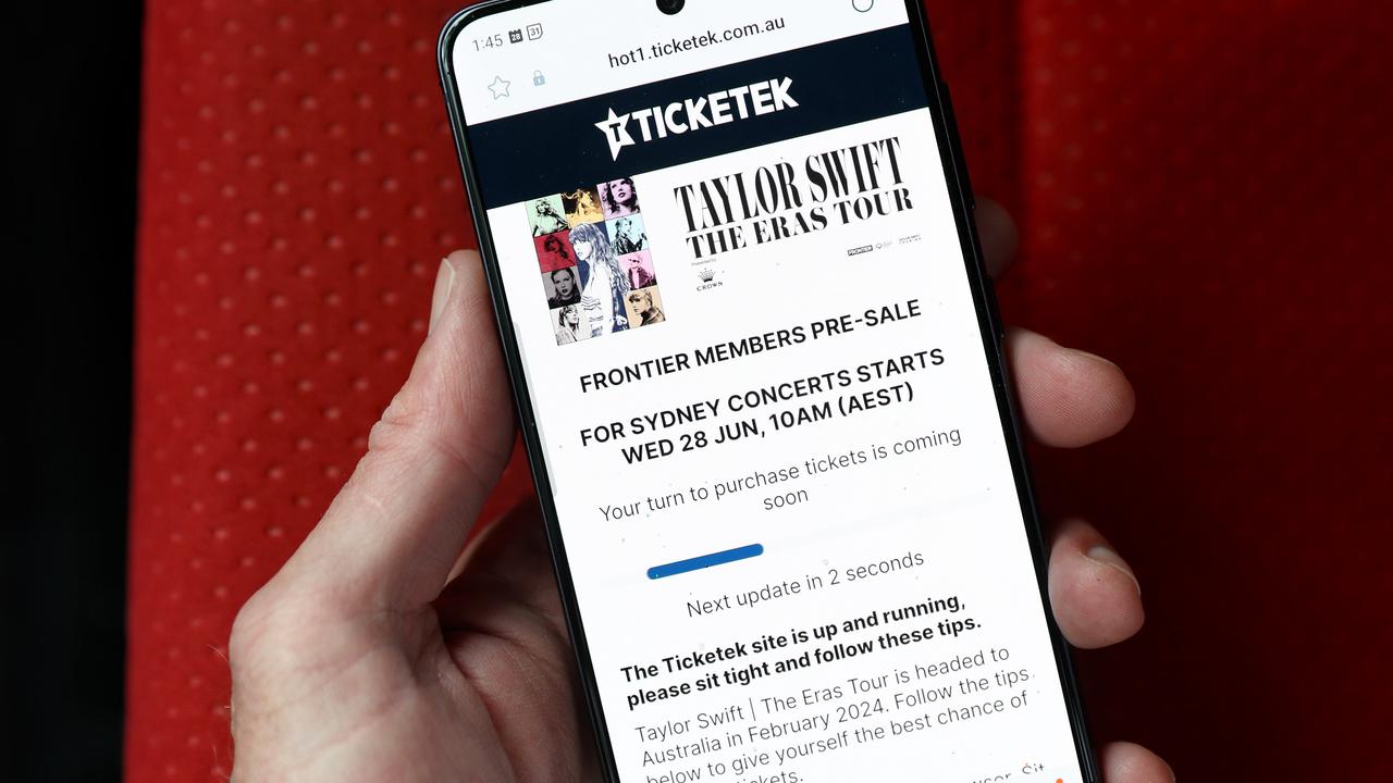 Millions of people tried to buy Taylor Swift tickets online this week. Picture: NCA NewsWire / Damian Shaw