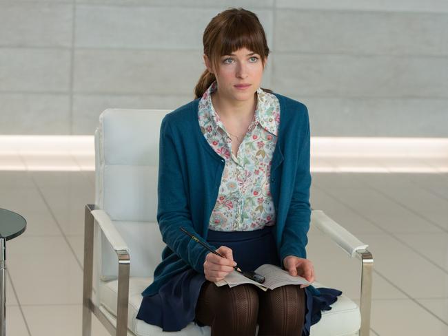 Highest mark ... The only actor to receive an A was Dakota Johnson as the Anastasia Steele. Picture: Supplied.