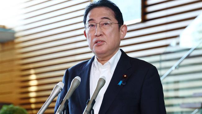 Japan's Prime Minister Fumio Kishida. Picture: JIJI Press / AFP