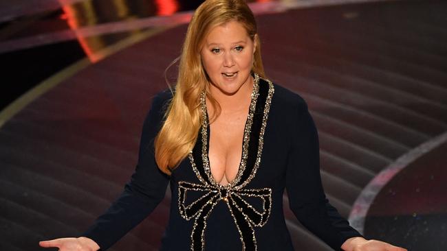 Amy Schumer onstage at the Oscars. Picture: AFP