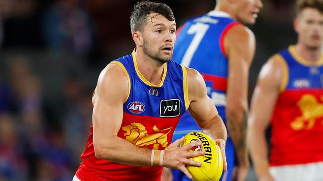 Conor McKenna is enjoying his return to the AFL with the Brisbane Lions. Picture: Dylan Burns / AFL Photos via Getty Images