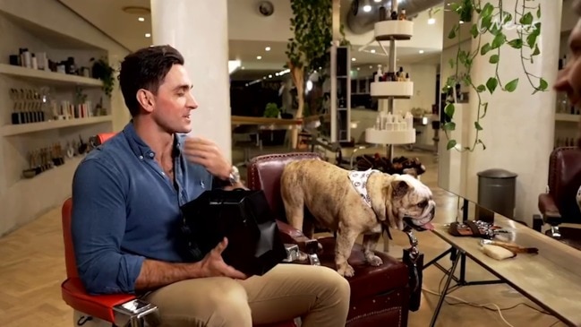 Valley salon enlists bulldog to talk about men's health