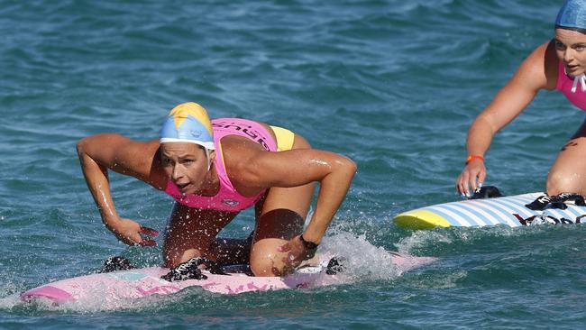 Ironwoman Courtney Hancock at Aussies