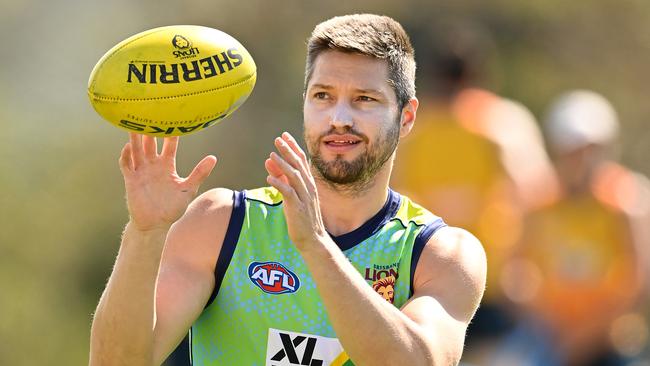 The Bulldogs have confirmed their interest in Brisbane ruckman Stefan Martin. Picture: Quinn Rooney/Getty Images