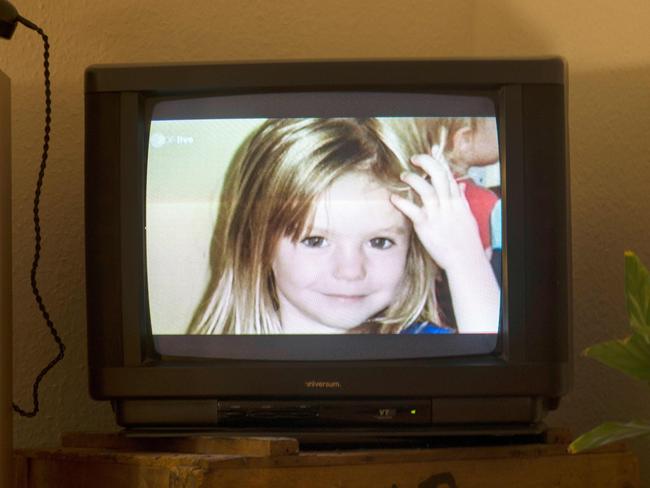 At the time of her disappearance, Madeleine McCann’s face was broadcast around the world in the hope that someone may have seen her. Picture: AFP