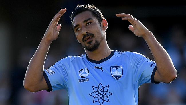 Reza Ghoochannejhad has yet to find the back of the net for Sydney.