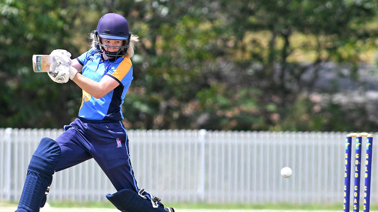 Georgia Redmayne plays for the Dolphins between her duties with Tasmania and Hobart. Picture: John Gass