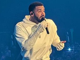 Drake performs at Rod Laver Arena.on February 9, 2025. Pictire: Nui Te Koha