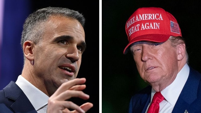 Peter Malinauskas and US President Donald Trump