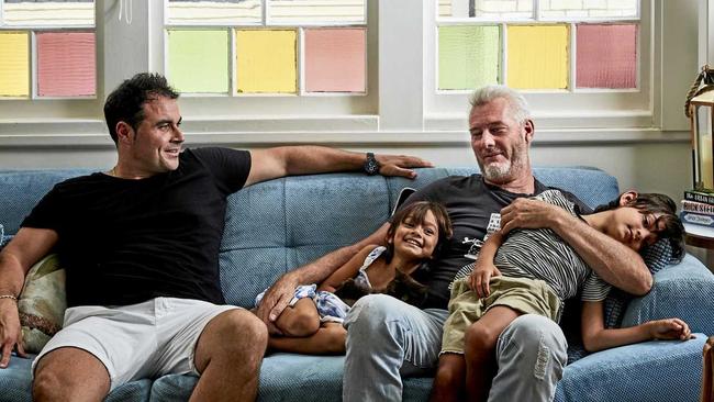 Living Room co-hosts and good friends Barry Du Bois and Miguel Maestre.