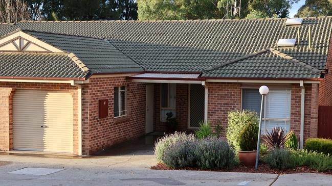 The Gordon home where Manfred Uhle allegedly murdered his wife, Wanda Dorothy Uhle. Picture: Blake Foden