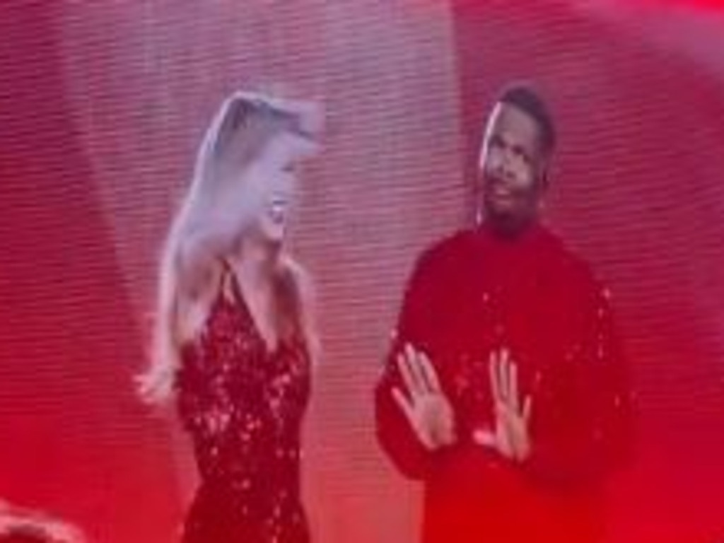 Swift dancer quotes iconic Aussie movie