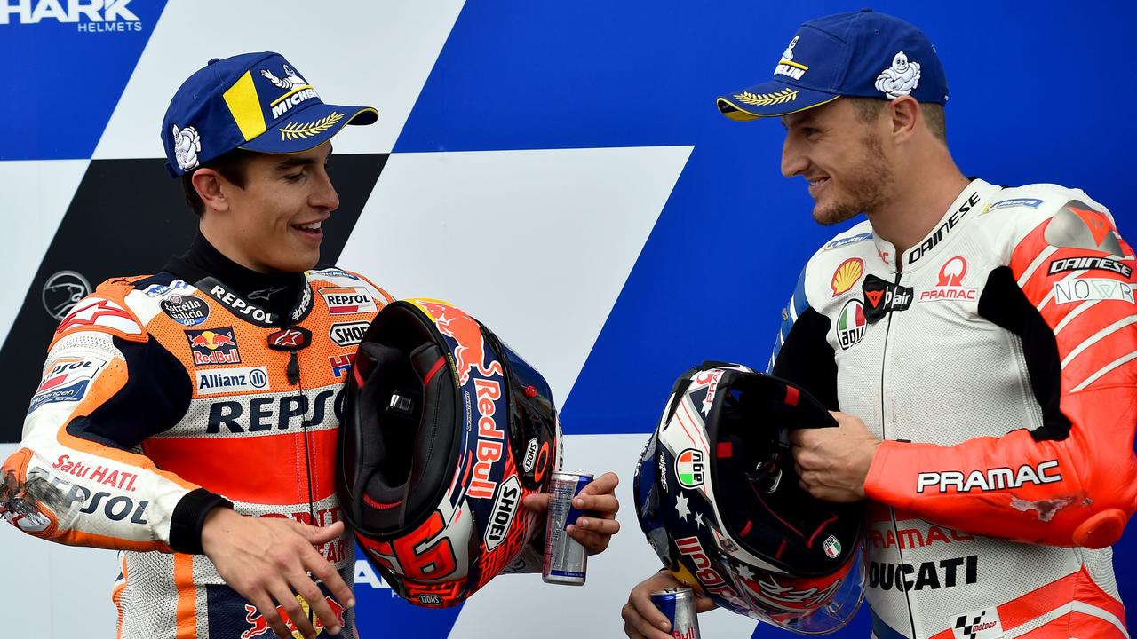 Marc Marquez’s consistency in avoiding crashing has amazed Jack Miller.