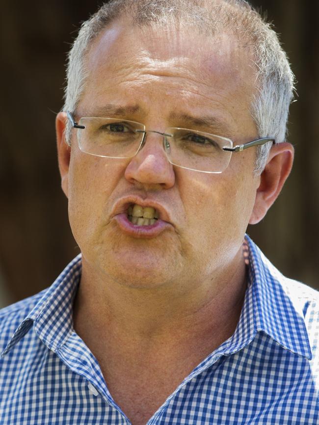 Treasurer Scott Morrison. Picture: Jenny Evans