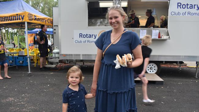 Solomon and Jasmine at the Great Australian Bites Australia Day event 2023. Picture: Chloe Cufflin.