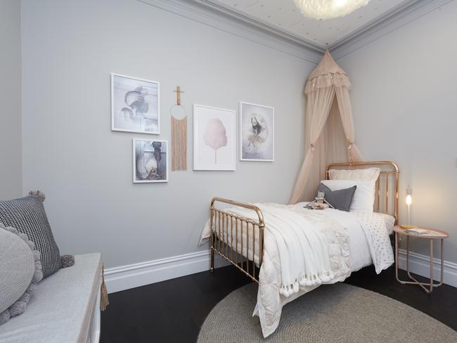 The couple’s winning kid’s bedroom. Picture: Supplied