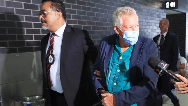 James Blee was arrested by AFP moments before boarding a flight to Singapore. Picture: Brendan Radke.