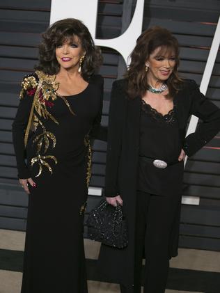 Sisters Joan Collins and Jackie Collins.