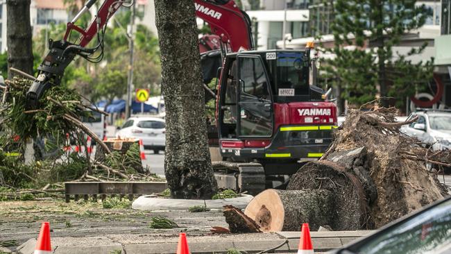 As the clean up after ex-Tropical Cyclone Alfred continues, some Aussies are turning on vulnerable workers. Picture: NewsWire/Glenn Campbell