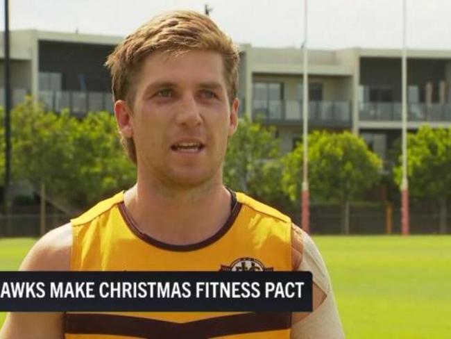 Hawks make Christmas fitness pact